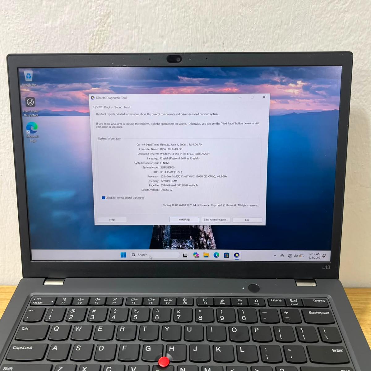 LENOVO L13 G3 TC